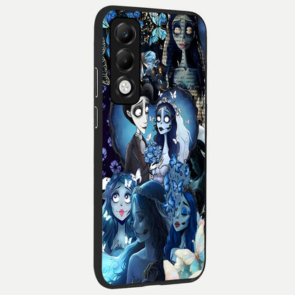  Butterfly Ghost Soul back cover For Oppo K13x 5G slim fit glass case with vibrant aesthetic design