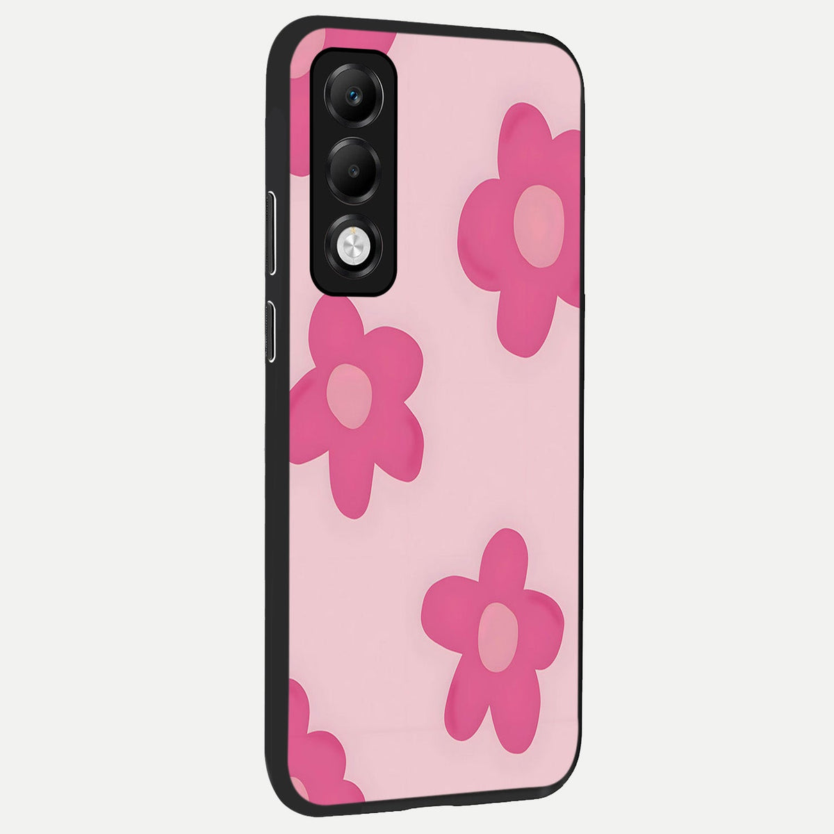 Candy Bloom Dreams back cover For Oppo K13x 5G slim fit glass case with vibrant aesthetic design