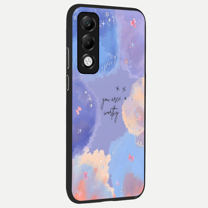  Celestial Cloud Magic back cover For Oppo K13x 5G slim fit glass case with vibrant aesthetic design