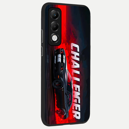  Crimson Challenger Fury back cover For Oppo K13x 5G slim fit glass case with vibrant aesthetic design