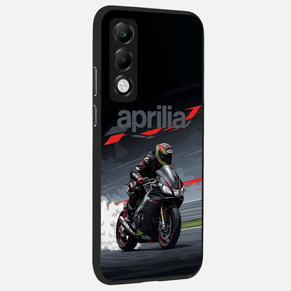  Dark Aprilla back cover For Oppo K13x 5G slim fit glass case with vibrant aesthetic design