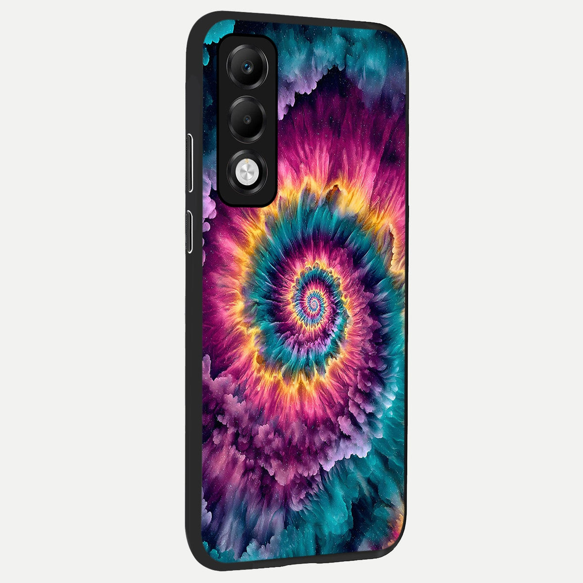  Galactic Spiral Burst back cover For Oppo K13x 5G slim fit glass case with vibrant aesthetic design