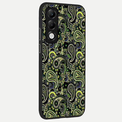  Green Lemon back cover For Oppo K13x 5G slim fit glass case with vibrant aesthetic design