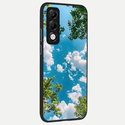  Green Moon Energy back cover For Oppo K13x 5G slim fit glass case with vibrant aesthetic design