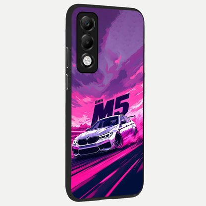  MS Neon Car back cover For Oppo K13x 5G slim fit glass case with vibrant aesthetic design