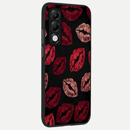  Midnight Kiss Love back cover For Oppo K13x 5G slim fit glass case with vibrant aesthetic design