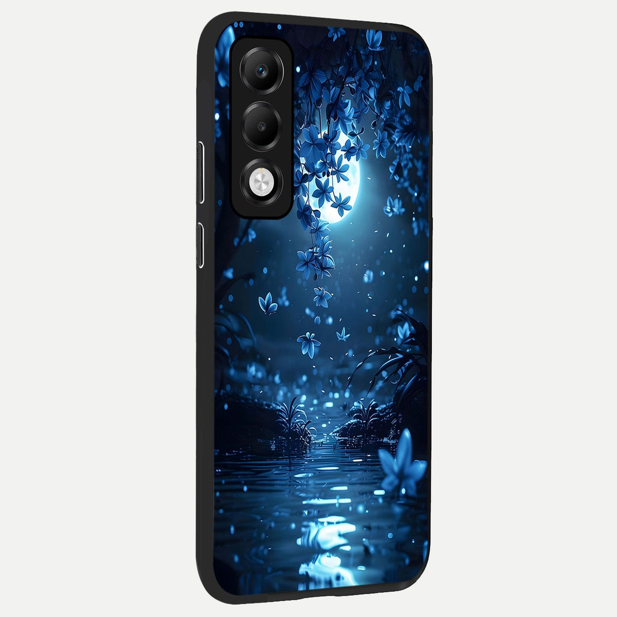  Moonlight Petal Dream back cover For Oppo K13x 5G slim fit glass case with vibrant aesthetic design