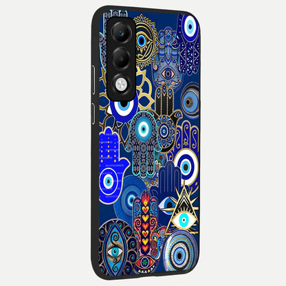  Mystic Palm Guard back cover For Oppo K13x 5G slim fit glass case with vibrant aesthetic design