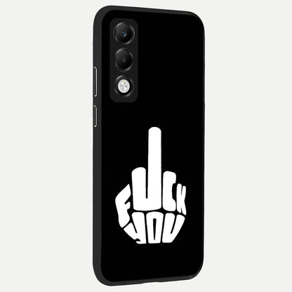  Rebel Mode On back cover For Oppo K13x 5G slim fit glass case with vibrant aesthetic design