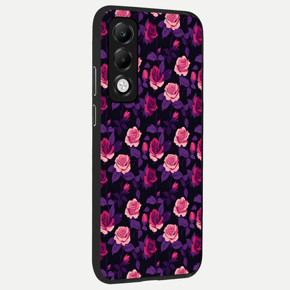  Rose Garden Twilight back cover For Oppo K13x 5G slim fit glass case with vibrant aesthetic design