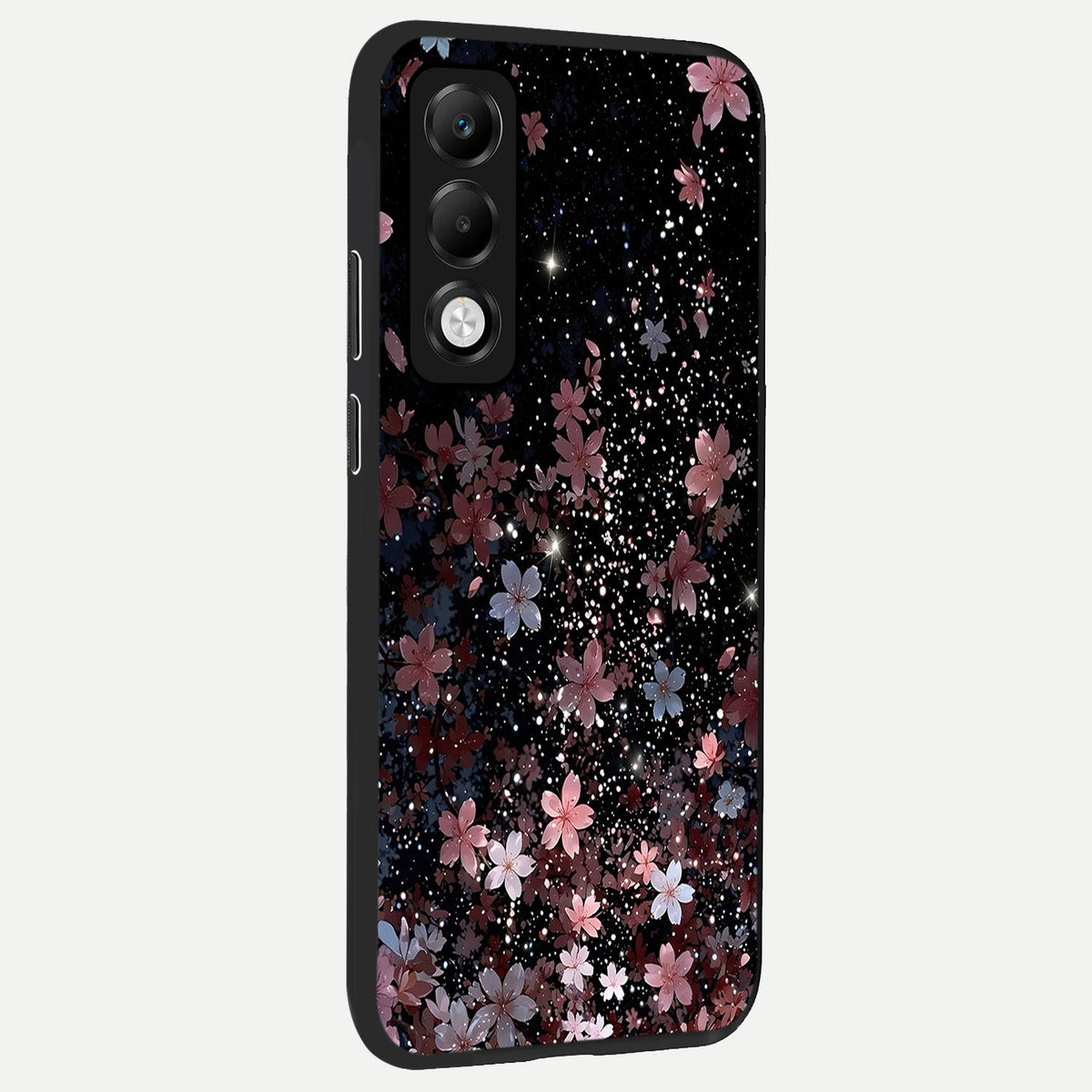  Starlit Flower Dreams back cover For Oppo K13x 5G slim fit glass case with vibrant aesthetic design