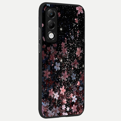 Starlit Flower Dreams back cover For Oppo K13x 5G slim fit glass case with vibrant aesthetic design