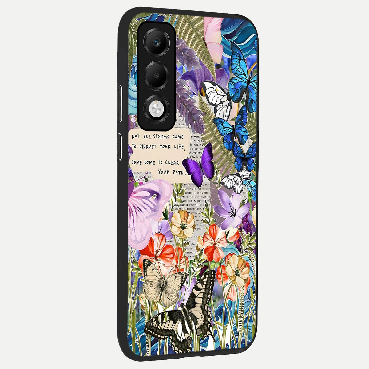  Storm Path Bloom back cover For Oppo K13x 5G slim fit glass case with vibrant aesthetic design