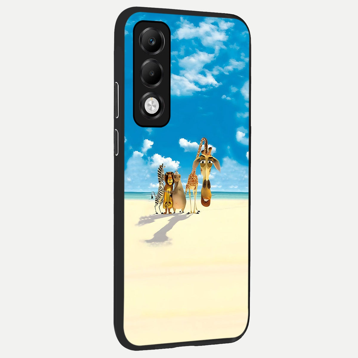  Tropical Fun Squad back cover For Oppo K13x 5G slim fit glass case with vibrant aesthetic design