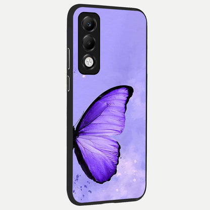  Violet Dream Wing back cover For Oppo K13x 5G slim fit glass case with vibrant aesthetic design