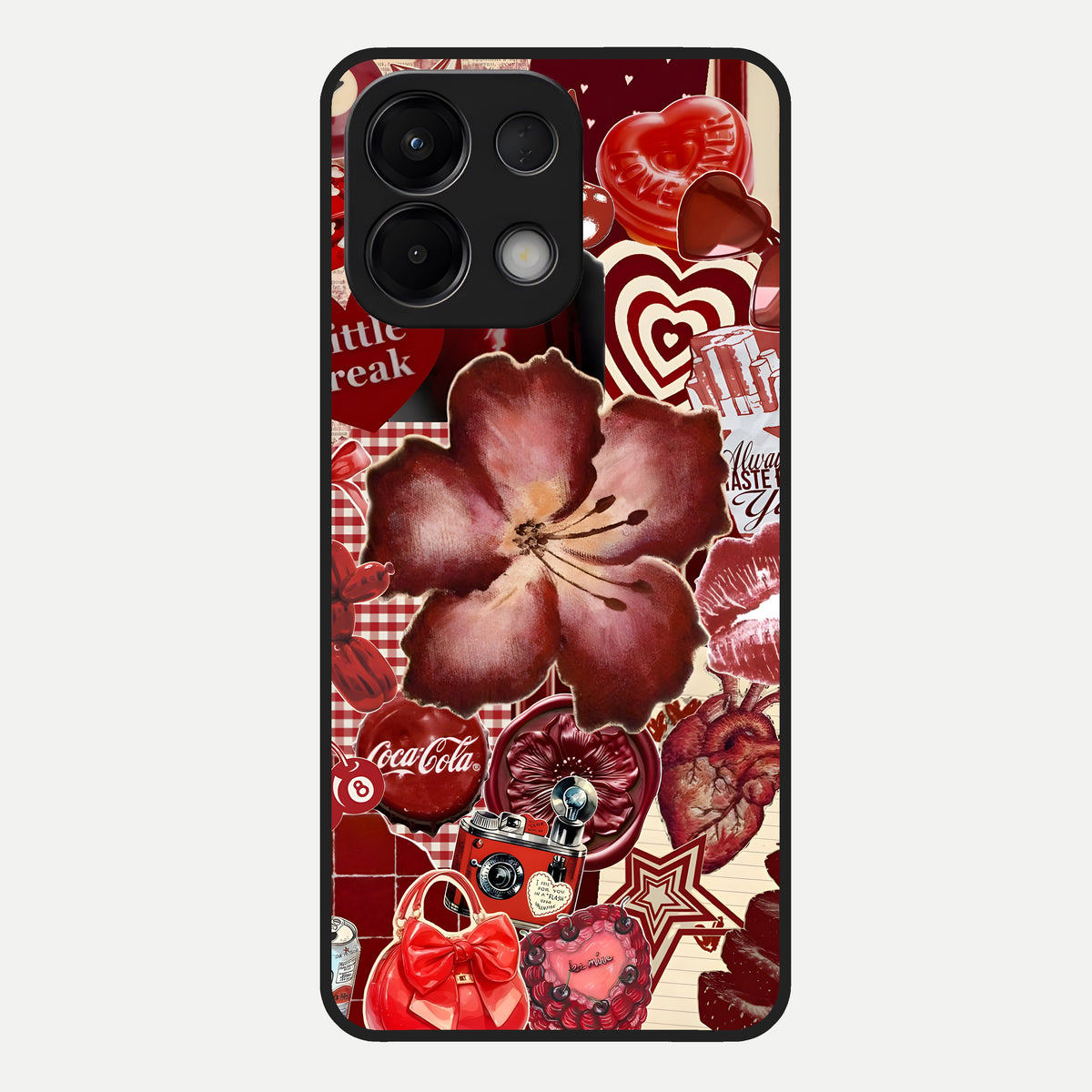  Aesthetic Little Freak Glass Case For Oppo K13 5G back cover – full design glossy printed glass finish