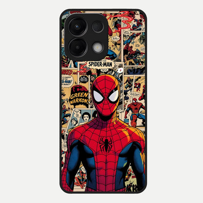  Aesthetic Spider Glass Case For Oppo K13 5G back cover – full design glossy printed glass finish