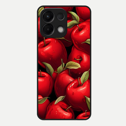  Apple Pattern Glass Case For Oppo K13 5G back cover – full design glossy printed glass finish