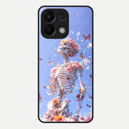  Bloom Beyond Bones Glass Case For Oppo K13 5G back cover – full design glossy printed glass finish