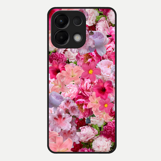  Bloom Crush Fantasy Glass Case For Oppo K13 5G back cover – full design glossy printed glass finish
