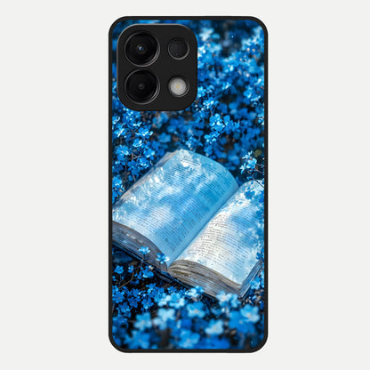  Blue Bloom Tales Glass Case For Oppo K13 5G back cover – full design glossy printed glass finish