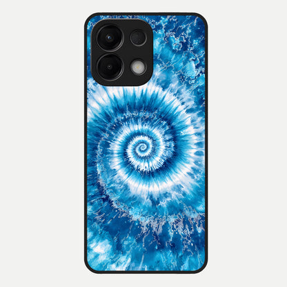  Blue Galaxy Wave Glass Case For Oppo K13 5G back cover – full design glossy printed glass finish