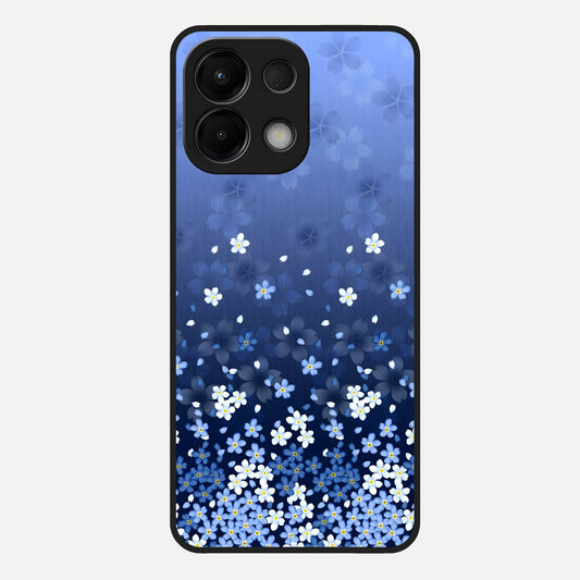  Blue Starry Glass Case For Oppo K13 5G back cover – full design glossy printed glass finish