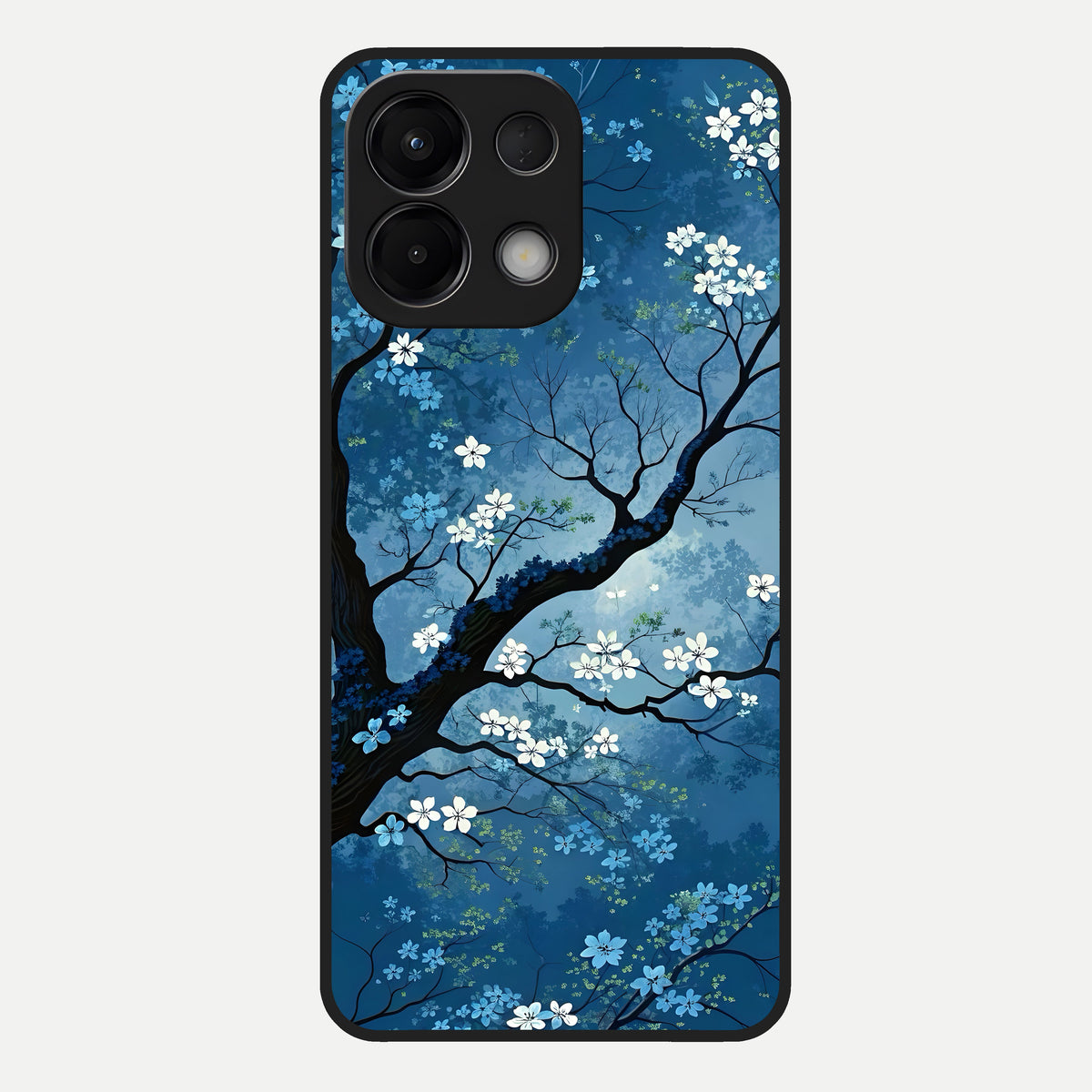  Blue Tree Serenity Glass Case For Oppo K13 5G back cover – full design glossy printed glass finish