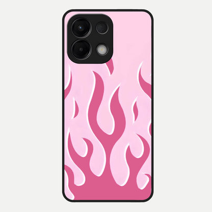  Blush Flame Energy Glass Case For Oppo K13 5G back cover – full design glossy printed glass finish