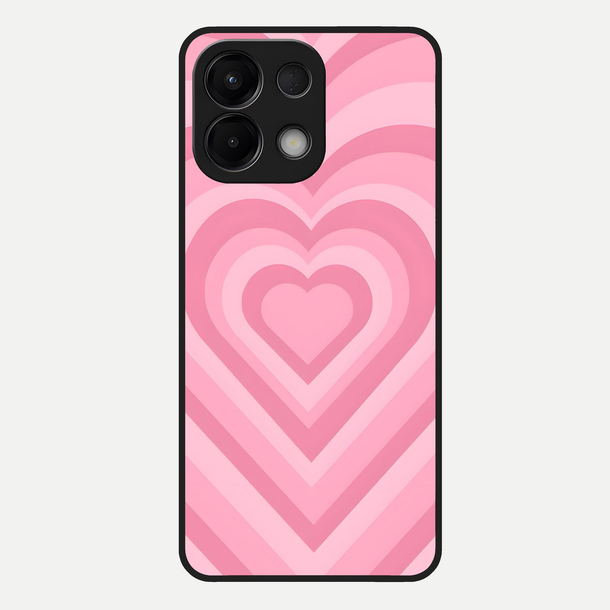  Blush Heart Waves Glass Case For Oppo K13 5G back cover – full design glossy printed glass finish