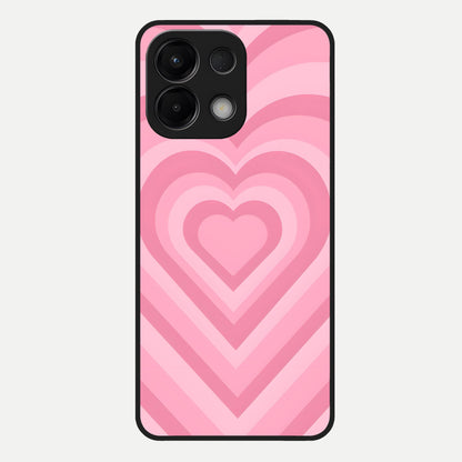  Blush Heart Waves Glass Case For Oppo K13 5G back cover – full design glossy printed glass finish