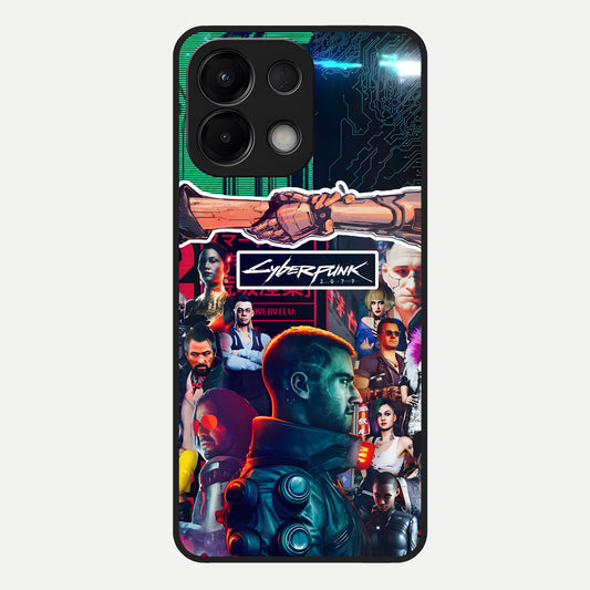  CYBERPUNK Legacy Glass Case For Oppo K13 5G back cover – full design glossy printed glass finish