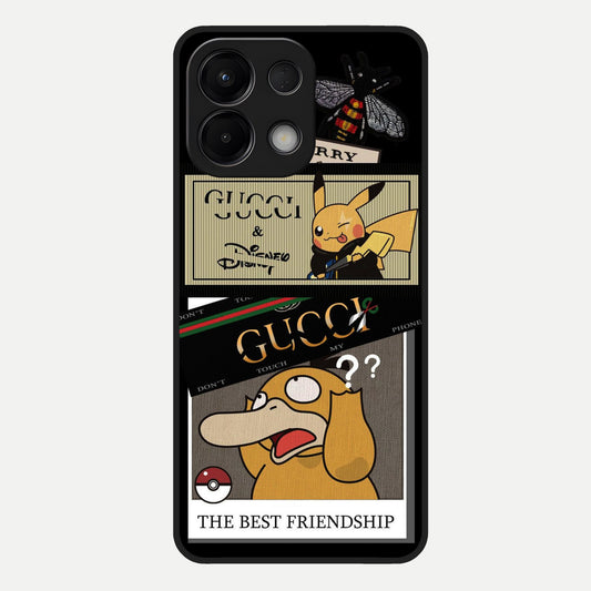  Cartoon Brand Play Mashup Glass Case For Oppo K13 5G back cover – full design glossy printed glass finish