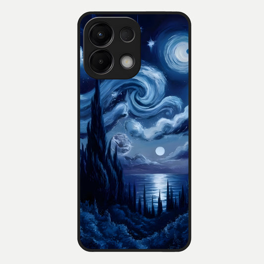  Celestial Dream Van Gogh Glass Case For Oppo K13 5G back cover – full design glossy printed glass finish