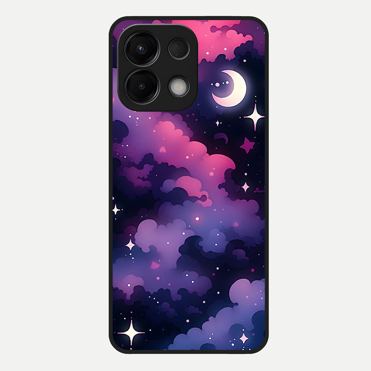  Celestial Moon Magic Glass Case For Oppo K13 5G back cover – full design glossy printed glass finish