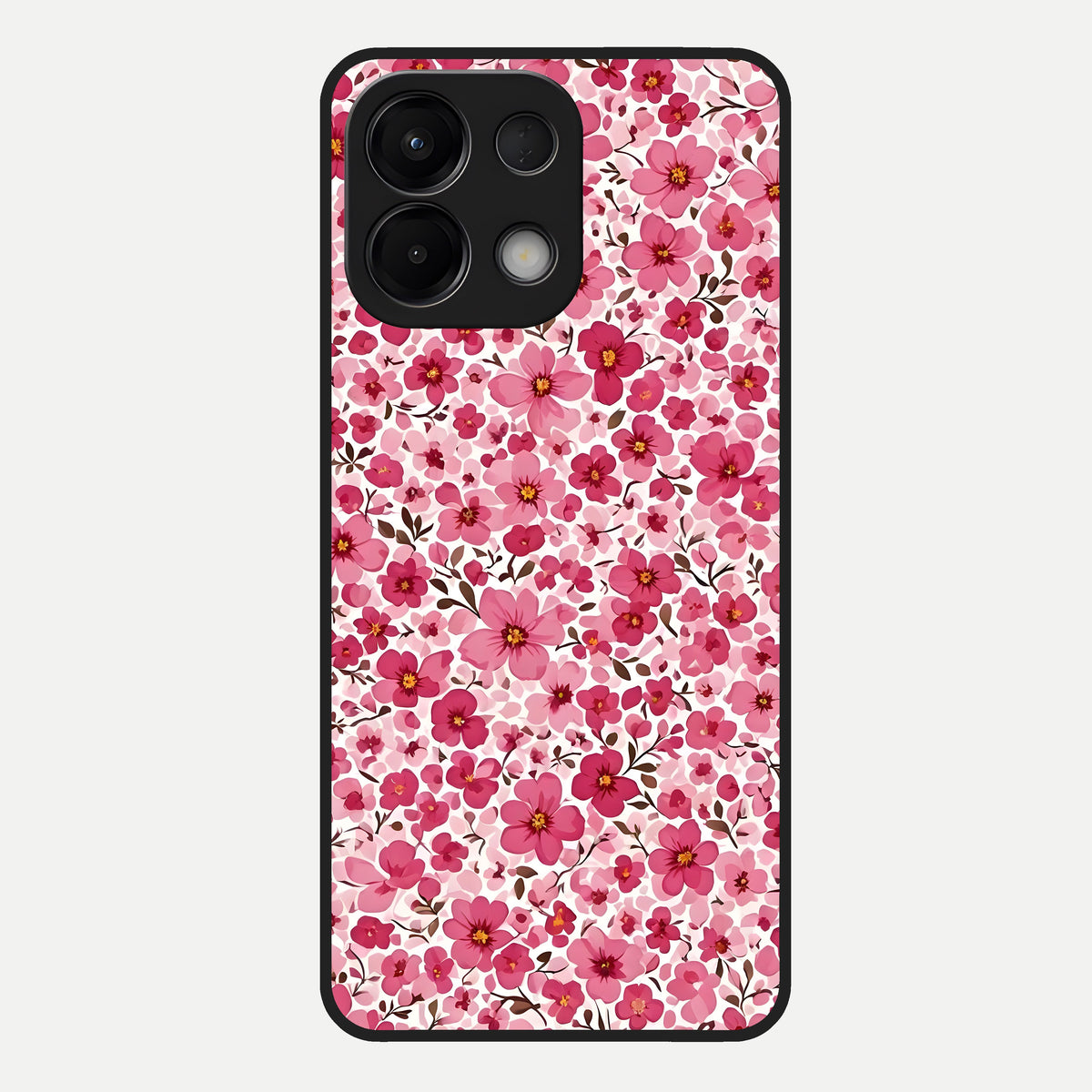  Cherry Blossom Charm Glass Case For Oppo K13 5G back cover – full design glossy printed glass finish