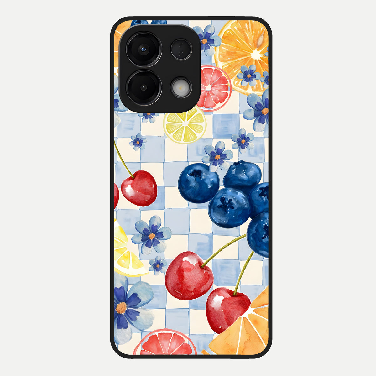  Citrus Bloom Joy Glass Case For Oppo K13 5G back cover – full design glossy printed glass finish