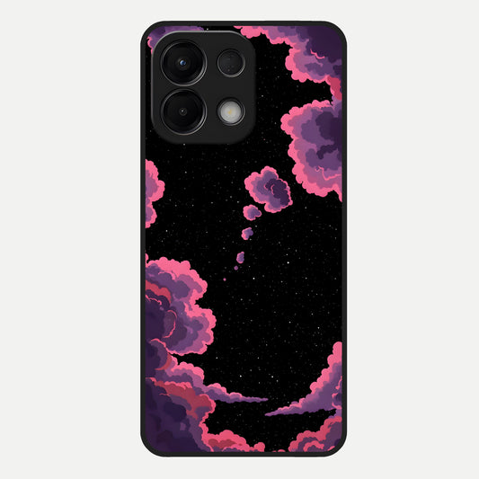  Cosmic Cloud Journey Glass Case For Oppo K13 5G back cover – full design glossy printed glass finish