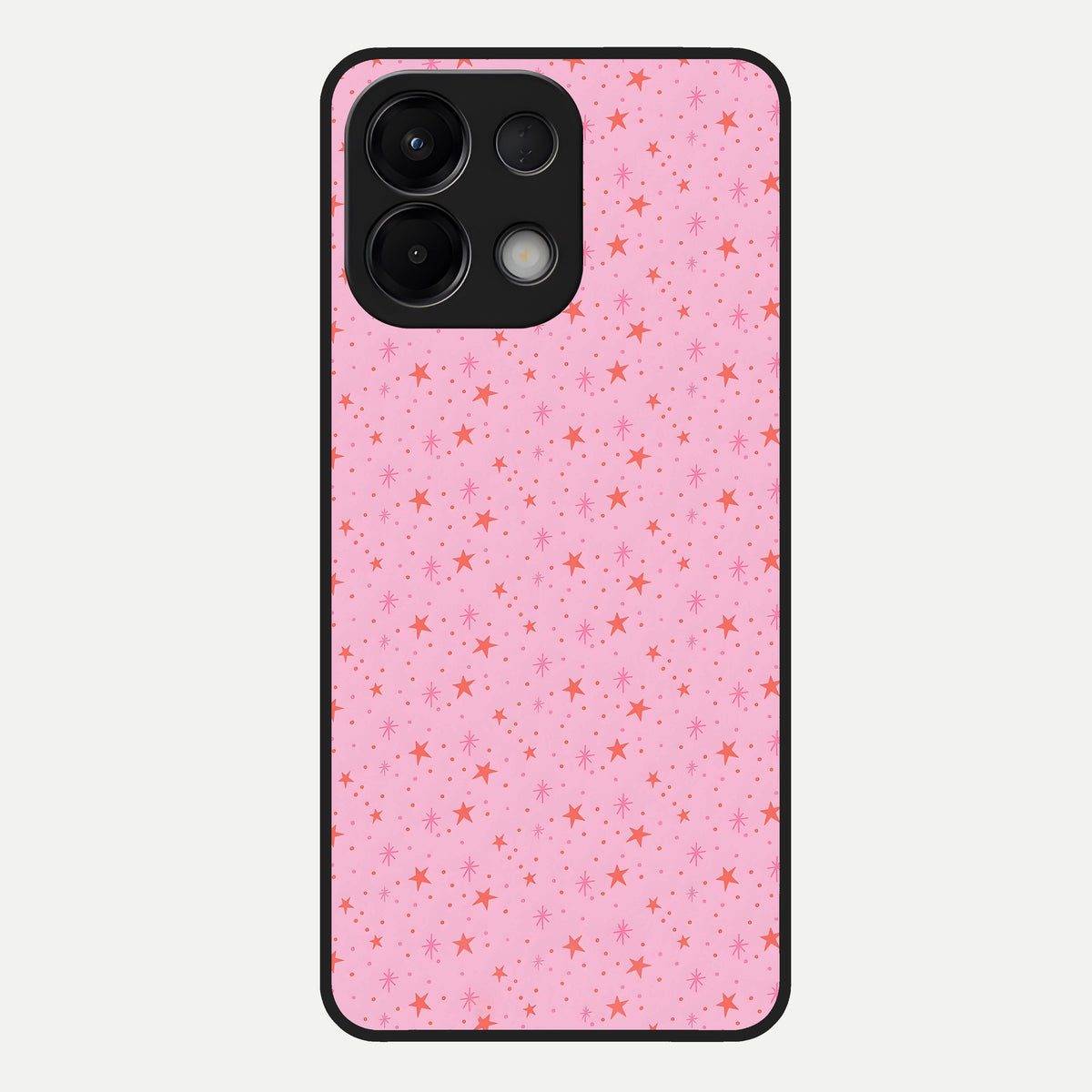  Cosmic Pink Sparkle Glass Case For Oppo K13 5G back cover – full design glossy printed glass finish