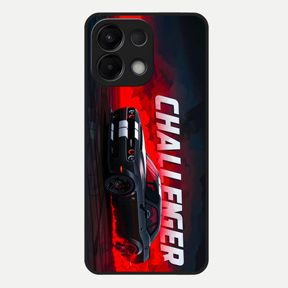  Crimson Challenger Fury Glass Case For Oppo K13 5G back cover – full design glossy printed glass finish