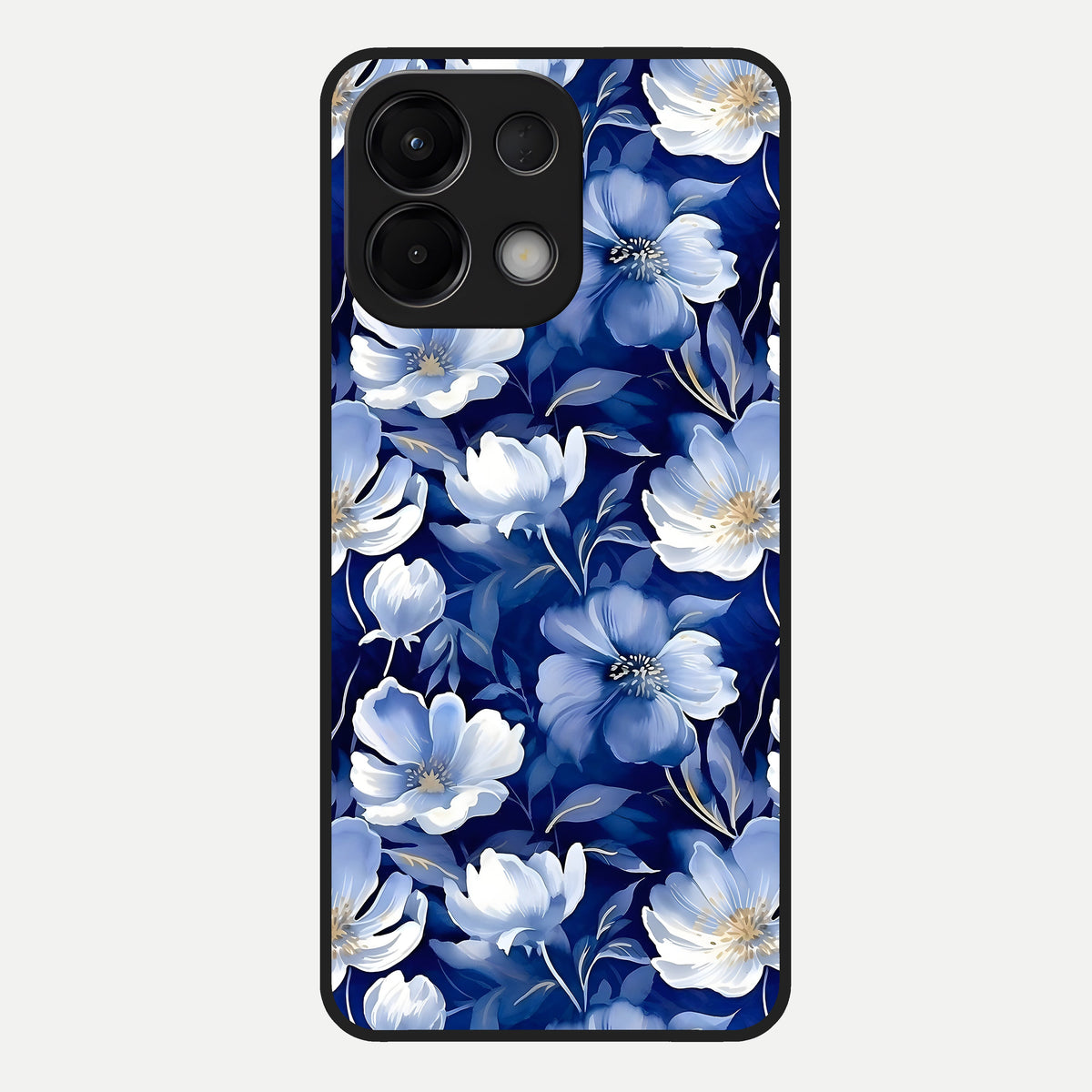  Cute Floral Patterns Glass Case For Oppo K13 5G back cover – full design glossy printed glass finish