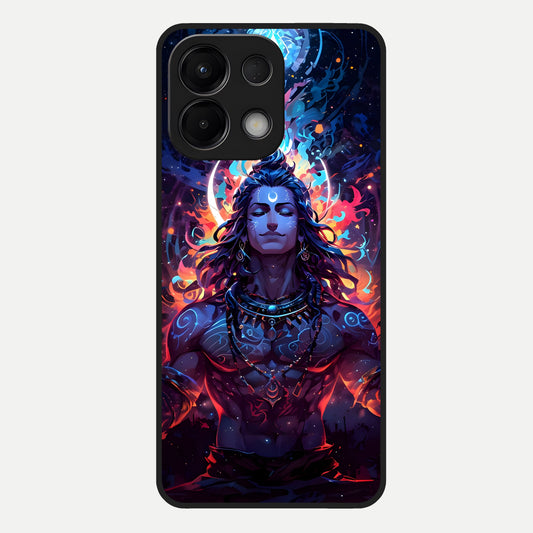  Divine Fire Shiv Glass Case For Oppo K13 5G back cover – full design glossy printed glass finish