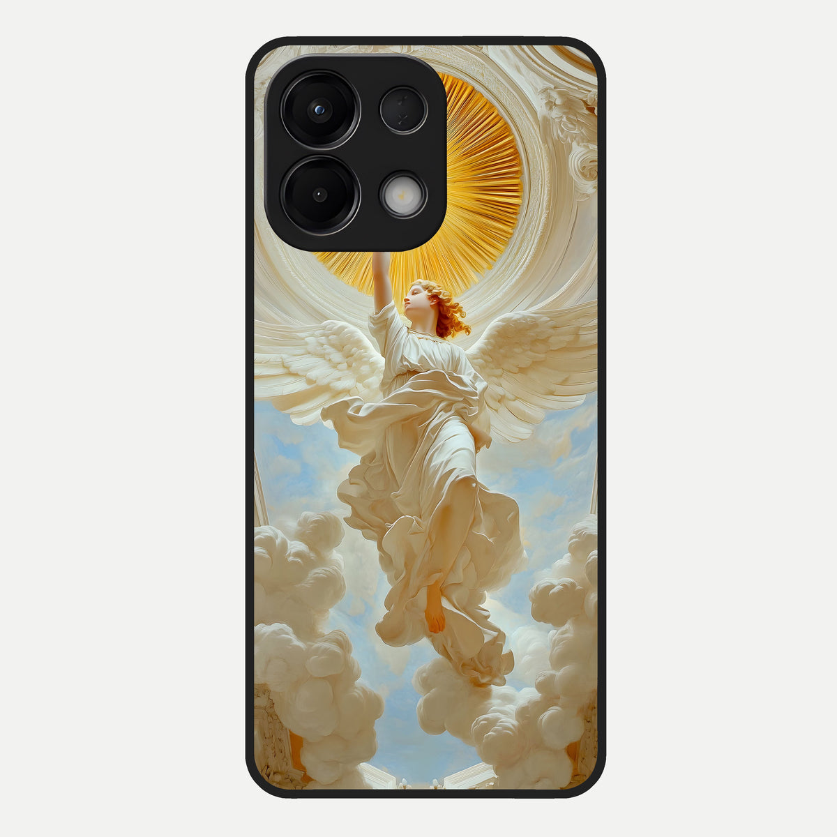  Divine Light Angel Glass Case For Oppo K13 5G back cover – full design glossy printed glass finish