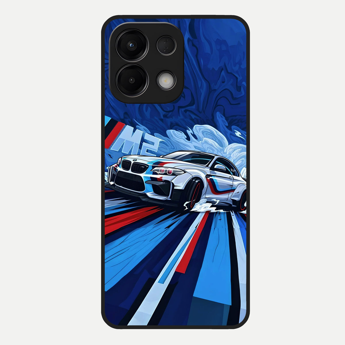  Drift Power Rush Glass Case For Oppo K13 5G back cover – full design glossy printed glass finish