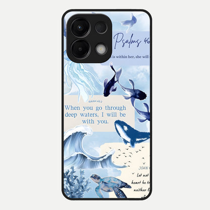  Faithful Ocean Promise Glass Case For Oppo K13 5G back cover – full design glossy printed glass finish