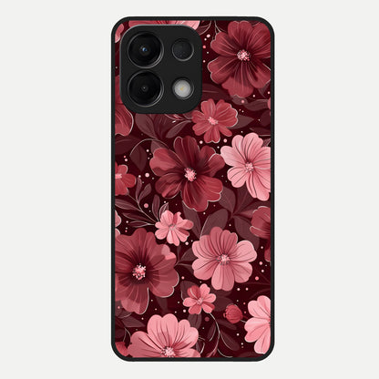  Flower Blush Bloom Glass Case For Oppo K13 5G back cover – full design glossy printed glass finish