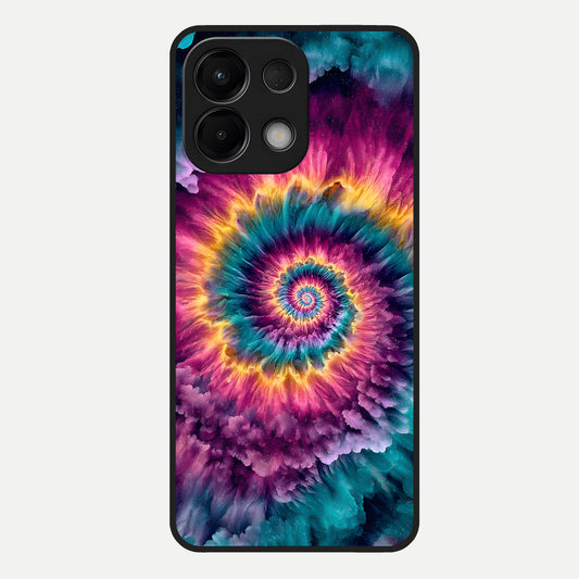  Galactic Spiral Burst Glass Case For Oppo K13 5G back cover – full design glossy printed glass finish