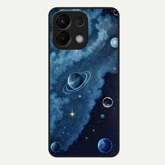  Galaxy Dream Space Glass Case For Oppo K13 5G back cover – full design glossy printed glass finish