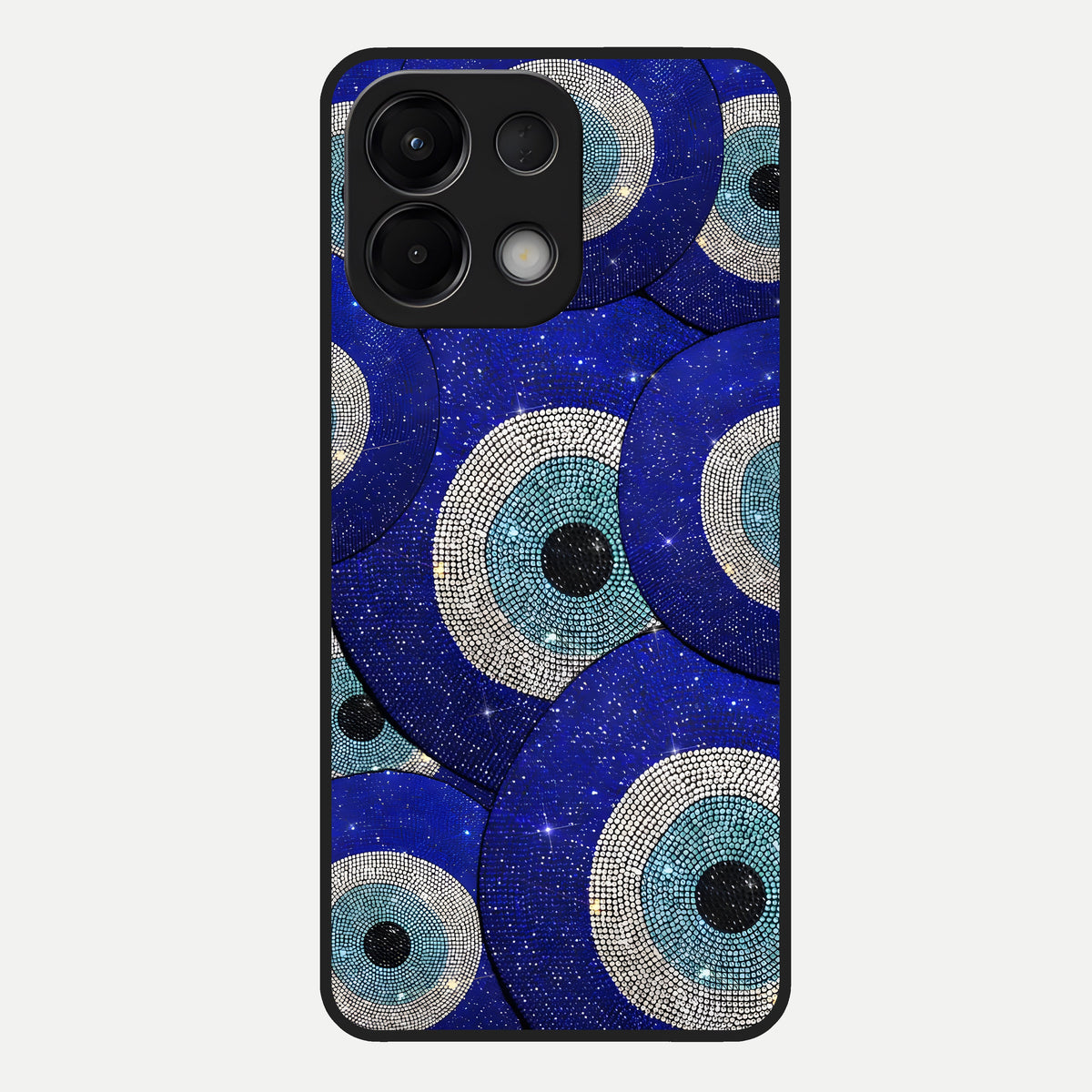  Galaxy Eye Flow Glass Case For Oppo K13 5G back cover – full design glossy printed glass finish