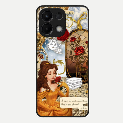  Golden Dream Belle Glass Case For Oppo K13 5G back cover – full design glossy printed glass finish